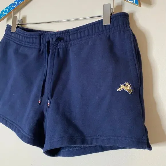 TRACKSMITH Women's Trackhouse Navy Blue Sweatshorts Fleece Athleisure Small - Picture 2 of 6